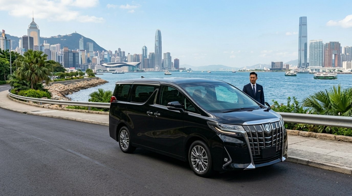Luxury Toyota Alphard tourist van Hong Kong