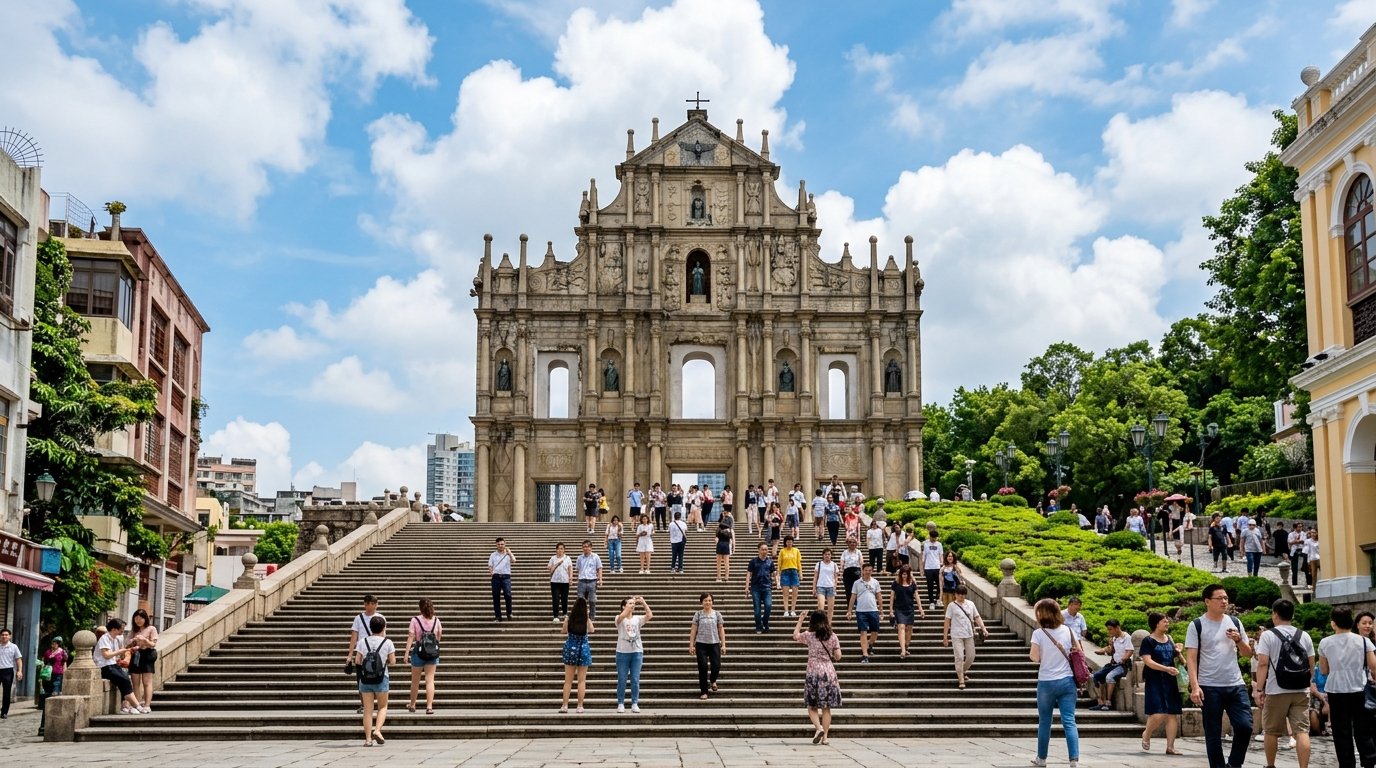 Ruins of St Paul Macau UNESCO site